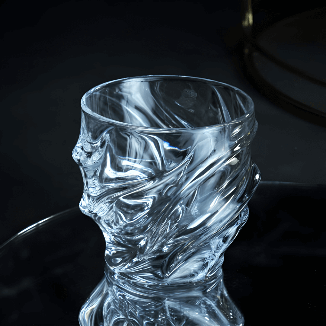 Verre en cristal japonais Nami