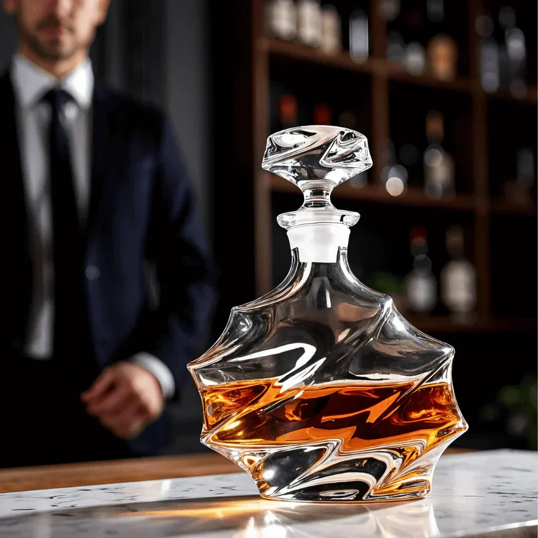 Carafe en cristal japonais Storm