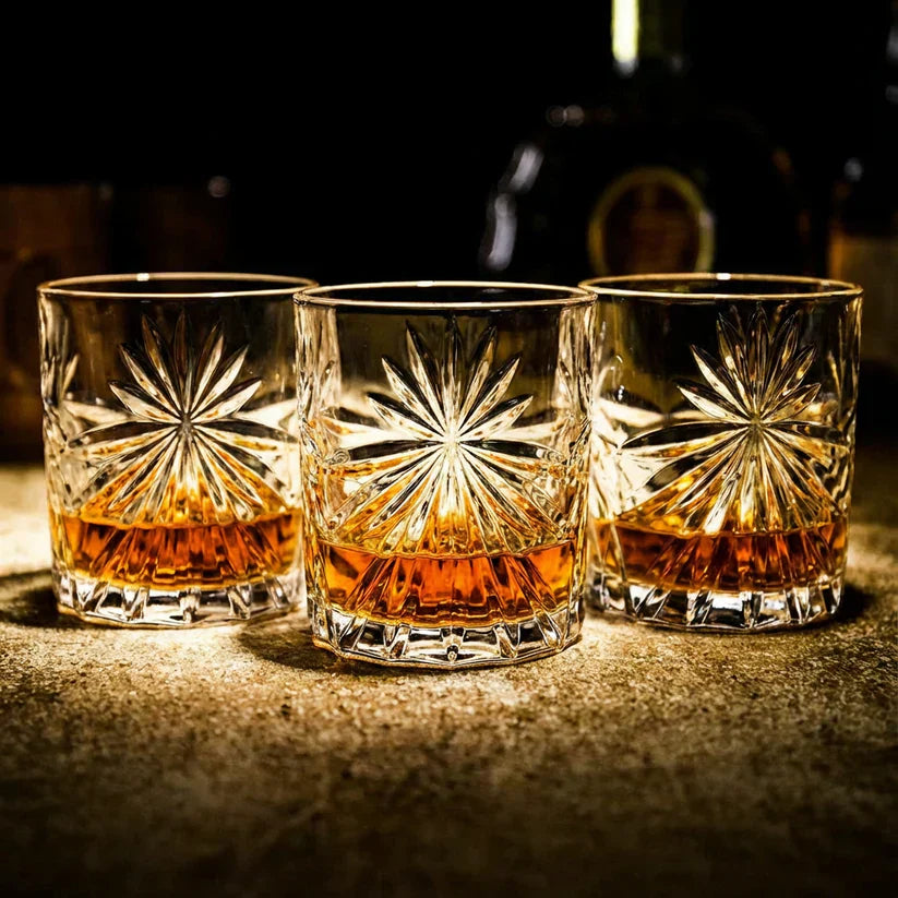 Lot de 3 verres à whisky premium